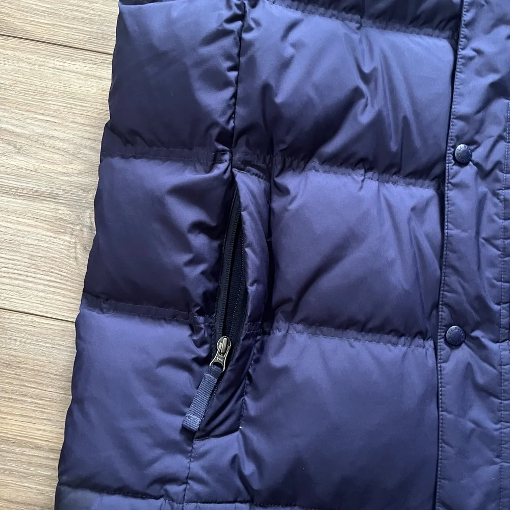 L.L. Bean Men's Mountain Insulated Down Quilted Puffer Vest Navy XL hmmm mm - Picture 6 of 11